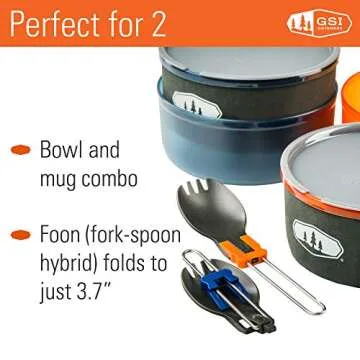 GSI Outdoors Pinnacle Dualist II Cook Set for Camps