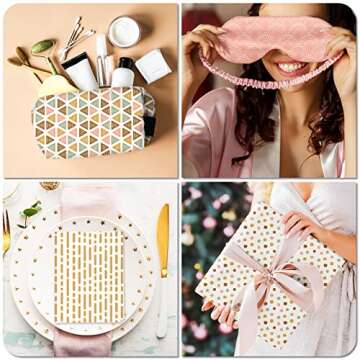 Boho Cotton Fabric Bundles for DIY Crafting - 12Pcs