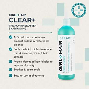 G+H CLEAR+ Apple Cider Vinegar Rinse | Clarifying Formula to Remove Buildup, Prevent Dandruff & Itch...
