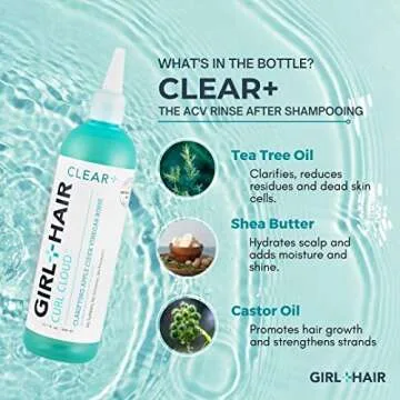 G+H CLEAR+ ACV Rinse for Healthy, Soft Hair and Scalp