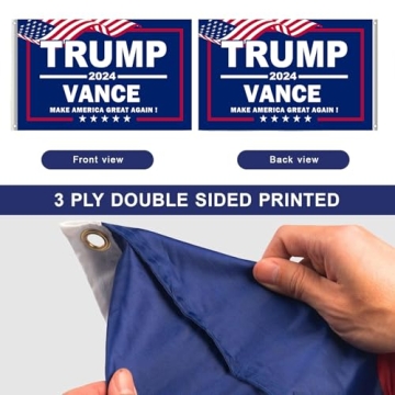 Trump Vance 2024 Heavy Duty Outdoor Flag - 3x5