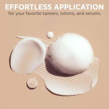 Self Tanner Tanning Mitt Set - Complete Tanning Mitt Kit with Exfoliating Gloves, Body and Face Tanner Mitts for the Perfect Fake Tan - Self Tanning Glove Mitt Applicator