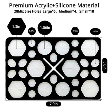 BEAKEY Makeup Brush Drying Rack for Fast, Organized Drying