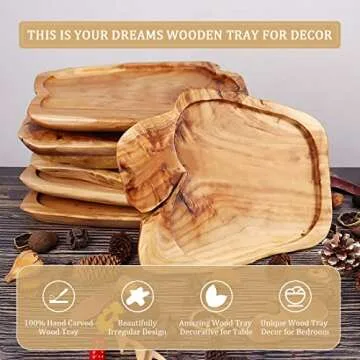 Unique Wooden Tray for Home Decor - Perfect Gift Idea