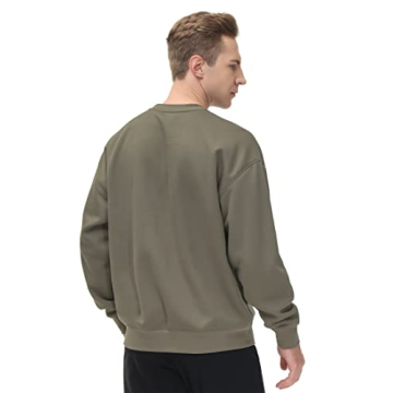Comfortable Men's Fleece Crewneck Sweatshirt for Everyday Wear
