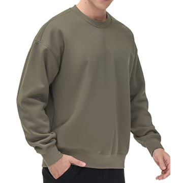 Comfortable Men's Fleece Crewneck Sweatshirt for Everyday Wear