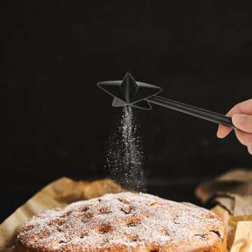 4 Pcs Wand Salt and Pepper Shakers Fairy Wand Salt Shaker Star Magic Wand Salt Shaker Pentagram Salt Dispenser Three Holes Salt and Pepper Dispenser Refillable Salt Shaker Wand Kitchen Accessories