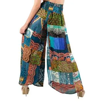 LOFBAZ Women's Patchwork Palazzo Pants for Every Occasion