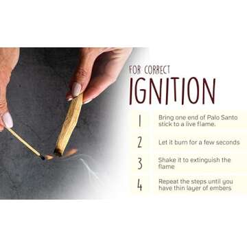 Calming Palo Santo Incense Sticks for Meditation