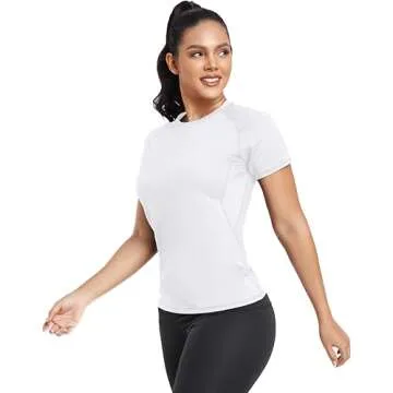 Buy TELALEO 4 Pack Women's Compression Workout Tops