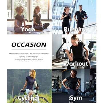TELALEO 4 Pack Women's Compression Shirt Running Athletic T-Shirts Workout Tops Baselayer Short Sleeve Yoga Gym Sports Gear 2Black/Grey/White S