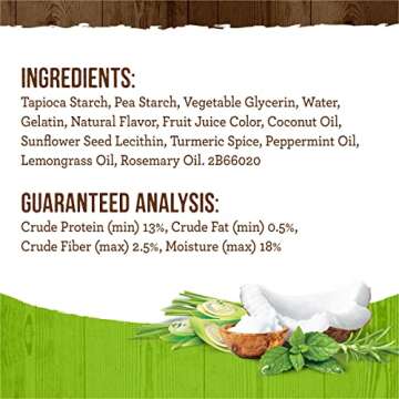 Merrick Fresh Kisses Natural Dental Chews Infused With Coconut And Botanical Oils For Tiny Dogs 5-15 Lbs - 33 ct. Bag