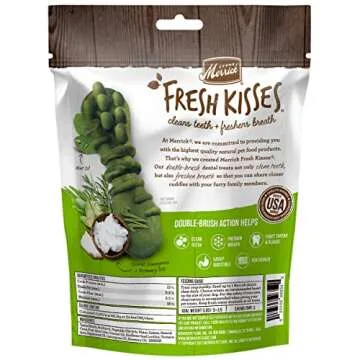Merrick Fresh Kisses Grain-Free Dental Chews for Tiny Dogs