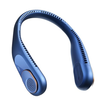 SWEETFULL Portable Neck Fan - 360° Bladeless Cooling, USB Rechargeable