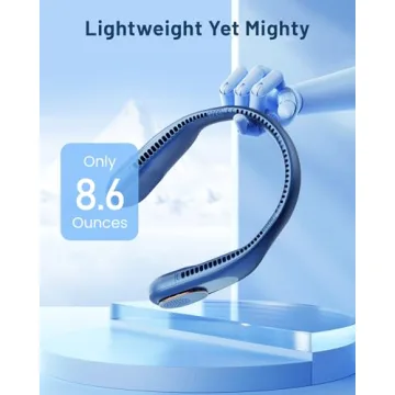 SWEETFULL Bladeless Neck Fan - USB Rechargeable & Portable