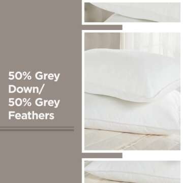 DOWNLITE Hotel & Resort Down & Feather Blend Pillow