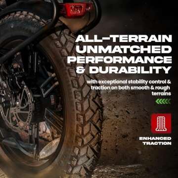 ALLSCAPE 26x4 E-Bike Fat Tires, Includes Tubes, Heavy Duty 26 inch Fat Tyre for E Bikes, Mountain Bikes, All Terrain Tire (2 Tires, 2 Tubes, 2 Tire Levers)