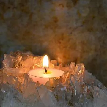 Bluecorn 100% Pure Beeswax Tealight Candles | Natural Beeswax Candles, Ivory White Tea Lights Candles | Long Burn (4-5 Hours) | Soy, Paraffin, & Fragrance Free, Bulk 24-Pack | Handmade in Colorado