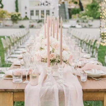 Elegant 4" Crystal Glass Candle Holders Set for Any Occasion