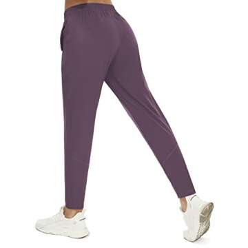 PERSIT Women's Lightweight Joggers with Pockets