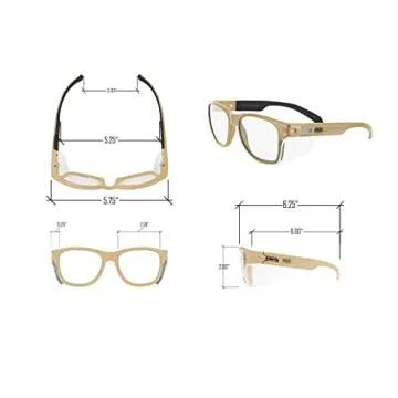 MAGID Anti-Fog Polycarbonate Safety Glasses - Comfortable and Durable Protection