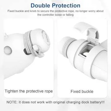 AMVR Golf Club Attachment Compatible with Meta/Oculus Quest 3S/Quest 3, Non-Slip VR Golf Handle Grip for Golf +, 80 Degree Design Keep Tracking （for Right Controller, Not for Charging Dock Battery）