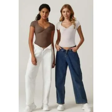 Stylish QINSEN Women's Sexy Twist Front Crop Top