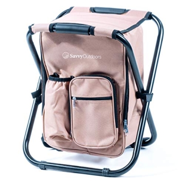 Savvy Outdoors Backpack Chair Cooler for Outdoor Fun