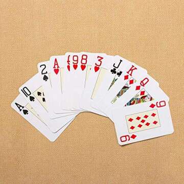 Entertaining with Caspari Double Deck of Bridge Playing Cards, Jumbo Type, Audubon Birds