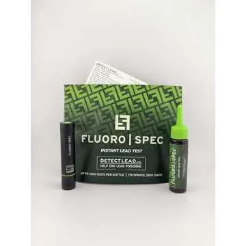 Fluoro-SPEC Instant Lead Test | Up to 3600 Uses| Lead Test Kit for Paint, Ceramics & more | Fast, Accurate Results | UV Light Included | Make Your Home Lead Safe | Home Lead Test Kit for Paint & More