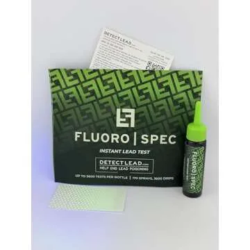 Fluoro-SPEC Instant Lead Test | Up to 3600 Uses| Lead Test Kit for Paint, Ceramics & more | Fast, Accurate Results | UV Light Included | Make Your Home Lead Safe | Home Lead Test Kit for Paint & More
