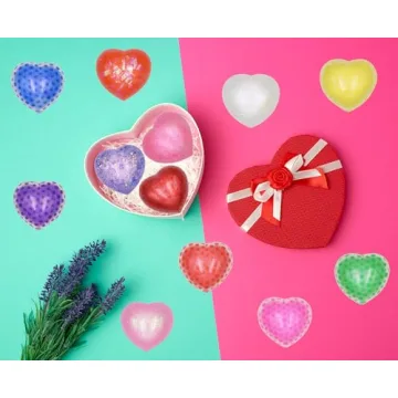 Eavotoy 12 Pack Valentine's Hearts Stress Balls for Gifts