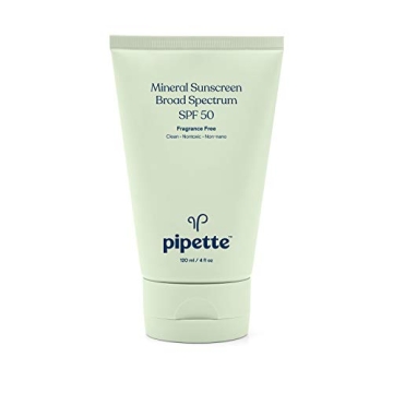 Pipette Mineral Sunscreen SPF 50 for Kids & Sensitive Skin