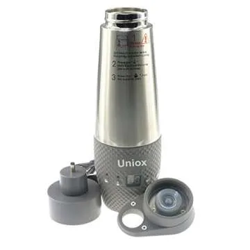 Uniox Car Cigarette Lighter DC12V Electric Kettle Boil Water Heating Cup Vacuum Insulated Automatic Working (Gray)