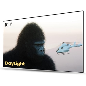 AWOL VISION 100" UST Projector Screen for Daylight Use
