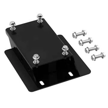 JY PERFORMANCE Torque Converter Motor Riser Plate Mount for Predator 196cc / 212cc Engine on Coleman Mini Bikes, Black - 1 3/4 Inch Lift