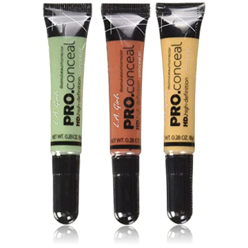 L.A. Girl Pro Conceal 3 Color Correctors for Flawless Skin