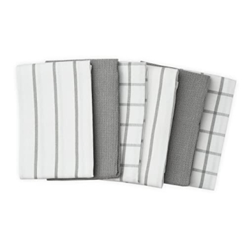 Soft & Absorbent Lane Linen Kitchen Towels Set of 6