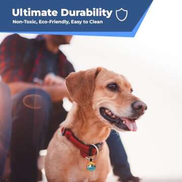 Personalized GoTags Silent Dog Tag for Pets - Durable & Custom