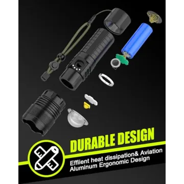 Victoper 10000 Lumens Super Bright Tactical Flashlight