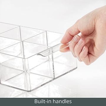 mDesign 8-Compartment Tea Bag Organizer Caddy - 2 Pack