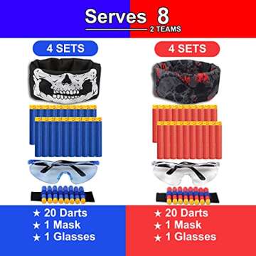 POKONBOY Nerf Party Supplies for Kids - Fun for All