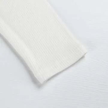 PALINDA Women's Stretchy Mock Turtleneck Bodysuit