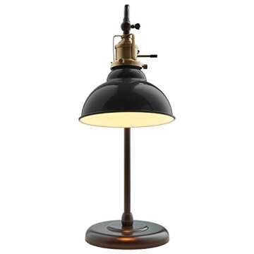 Stone & Beam Vintage Task Table Lamp with LED Bulb