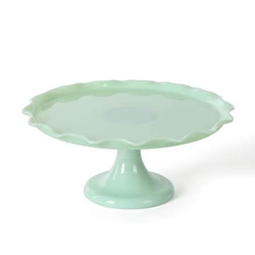 Martha Stewart Jadeite Glass Cake Stand - Vintage Charm for Any Occasion