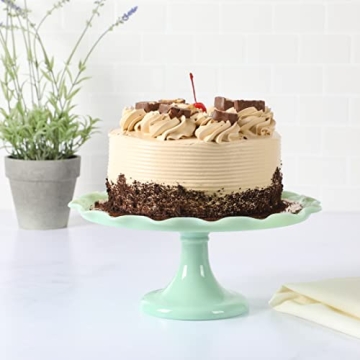 Martha Stewart Jadeite Glass Cake Stand - Vintage Charm for Any Occasion