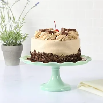 Martha Stewart Jadeite Glass Cake Stand - Vintage Charm for Any Occasion