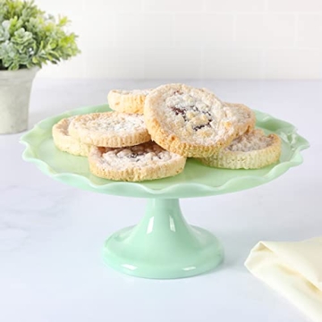 Martha Stewart Jadeite Glass Cake Stand - Vintage Charm for Any Occasion