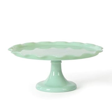 Martha Stewart Jadeite Glass Cake Stand - Vintage Charm for Any Occasion