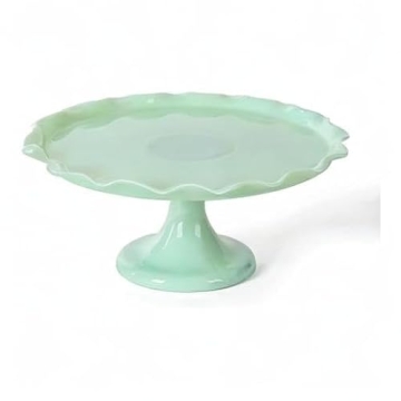 Martha Stewart Jadeite Glass Cake Stand - Vintage Charm for Any Occasion
